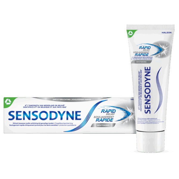 Sensodyne Rapid Relief Whitening Tandpasta 75ml