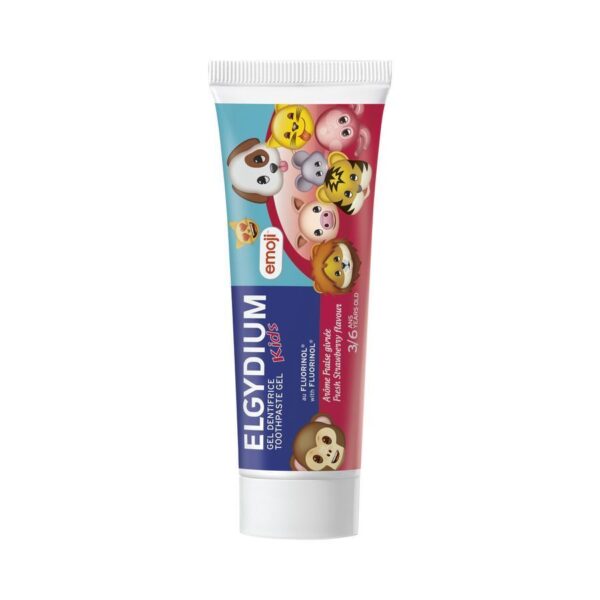 Elgydium Tandpasta Kids Emoji Frisse Aardb.50ml Nf