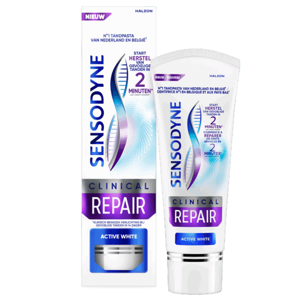 Sensodyne Clinical Repair Active White Tandpasta