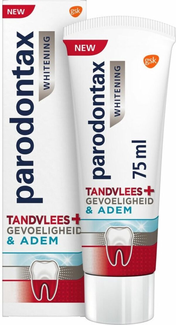 Parodontax Parodontax Tandpasta Gevoelig Tandvlees + Adem Whitening - 75 ml