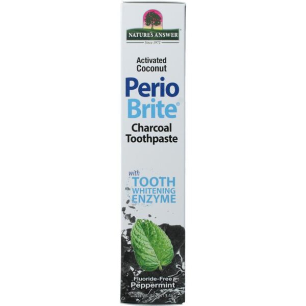 Natures Answer periobrite tandpasta charcoal